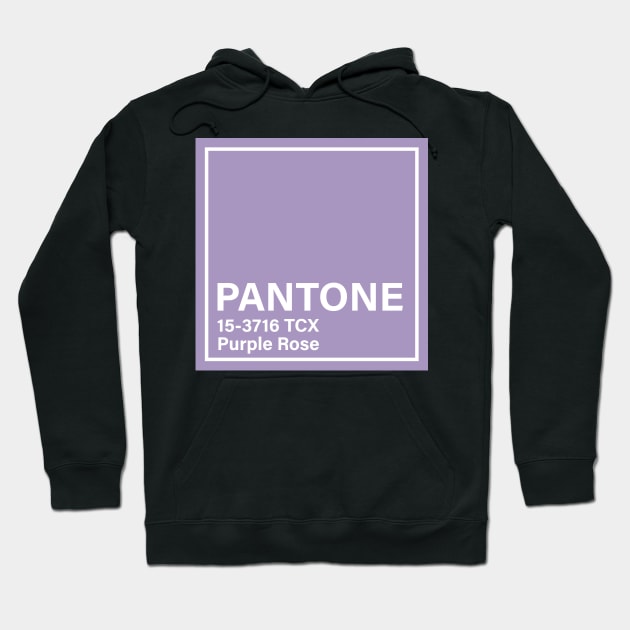 pantone 15-3716 TCX Purple Rose Hoodie by princessmi-com